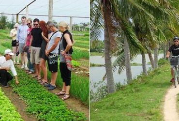 Hoian – Village de Tra Que en vélo (B, L)