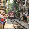 Lieu de photographie unique à Hanoi: Rue du train