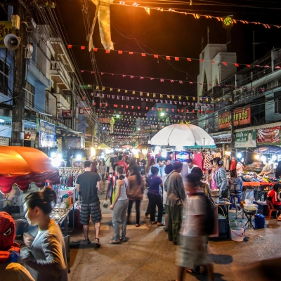 Bazar de nuit de Chiang Rai