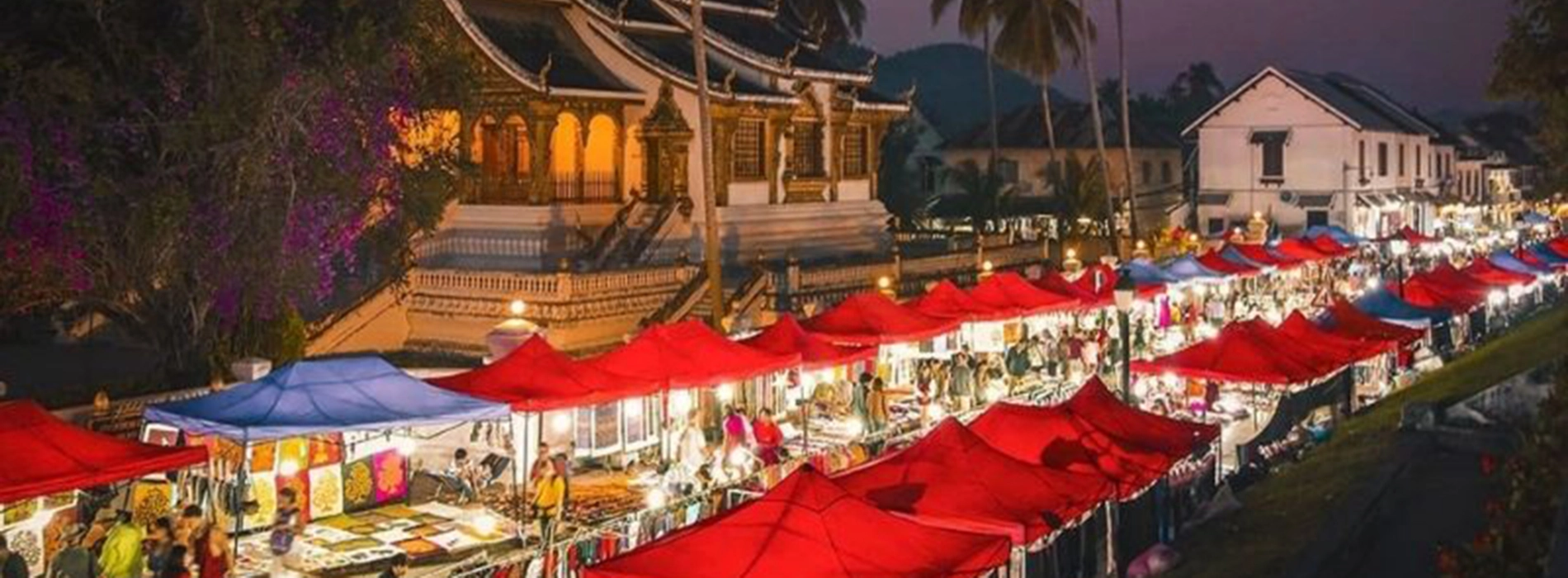 Marché nocturne de Luang Prabang