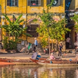 Visite de nuit à Hoi An : Excursion en bateau sur la riviere Hoai