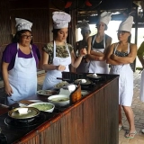 Cours de cuisine dans le village de Tra Que