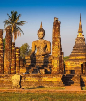 Excursion à vélo au parc historique et à la campagne de Sukhothai