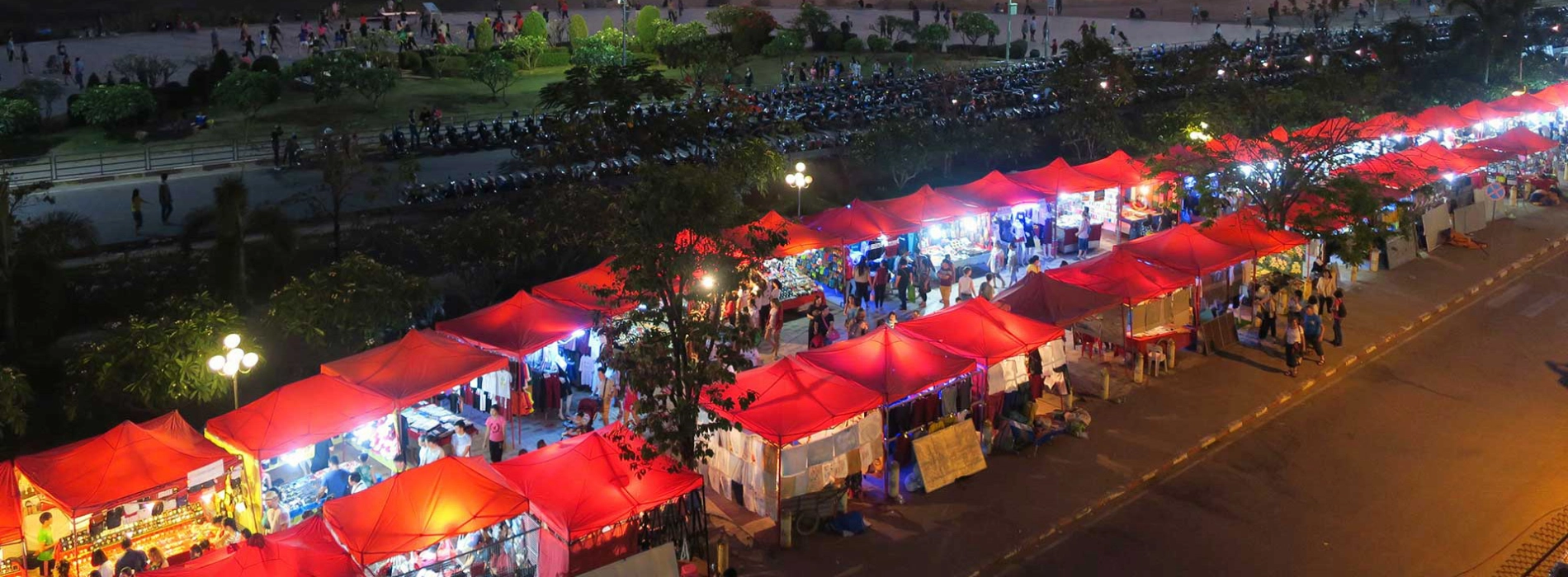 Marché nocturne de Vientiane