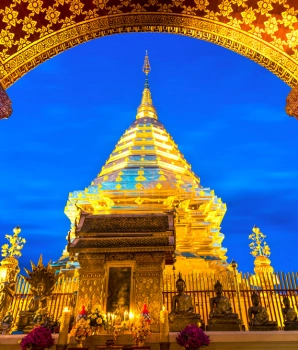 Court séjour à Chiang Mai: Visite nocturne de Doi Suthep et Wat Umong