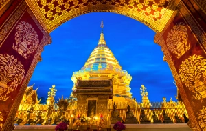 Court séjour à Chiang Mai: Visite nocturne de Doi Suthep et Wat Umong