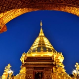 Court séjour à Chiang Mai: Visite nocturne de Doi Suthep et Wat Umong