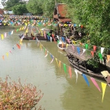 Mini - circuit à Ayutthaya: une journée au village des éléphants et marché flottant