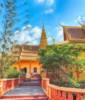 Excursion à An Giang : Découverte de temple Ta Pa et kayak sur le lac Soai So demi-journée