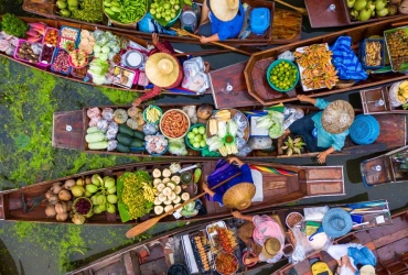 Bangkok – Marché flottant - Kanchanaburi (B/L)