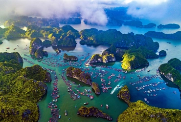 Viet Hai - Baie de Lan Ha - Baie de Ba Trai Dao - Cat Ba - Hanoï (B/L)