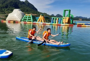 Ha Noi - Baie de Ngoi Hoa - Lac de l'Œil du Dragon - Village de Ngoi Hoa (D)